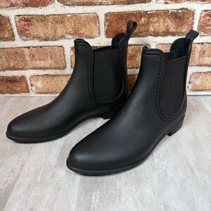 Jeffrey Campbell x Havana Last Black Chelsea Ankle Boots Size 9